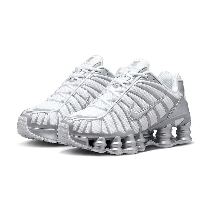 Nike Shox TL White Metallic Silver