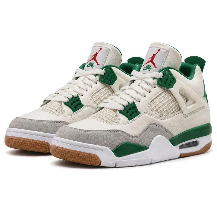 Air Jordan 4 Retro White Green